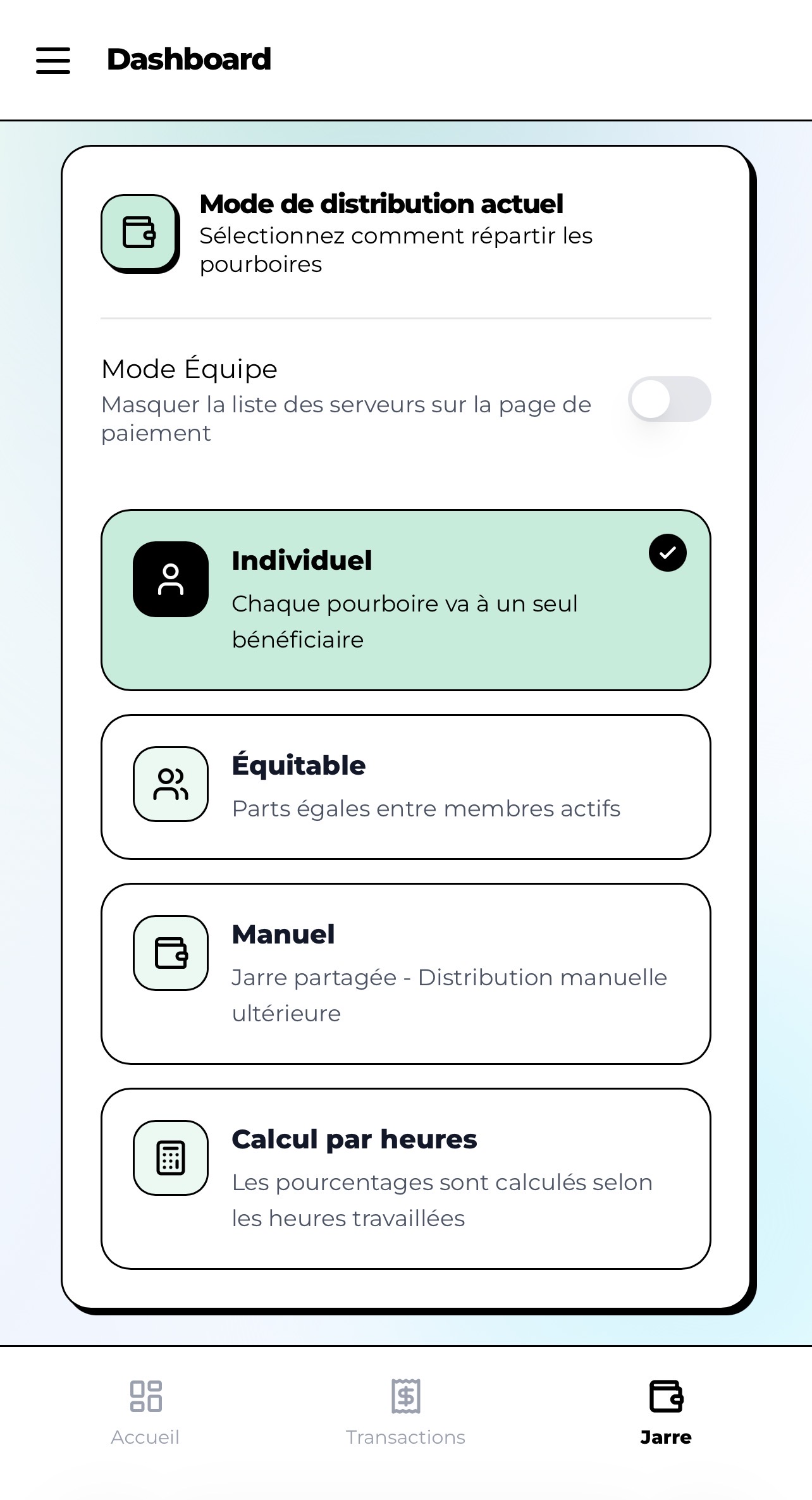 Gestion automatisée